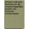 Etnisch-culturele factoren en de maatschappelijke positie van etnische minderheden door T. Pels