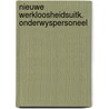 Nieuwe werkloosheidsuitk. onderwyspersoneel door Onbekend