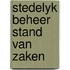 Stedelyk beheer stand van zaken