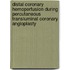 Distal coronary hemoperfusion during percutaneous transluminal coronary angioplasty