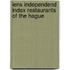 Iens independend index restaurants of the Hague