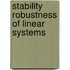 Stability robustness of linear systems