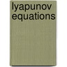 Lyapunov equations door Charles Johnson