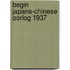 Begin Japans-Chinese oorlog 1937