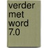 Verder met Word 7.0