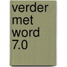 Verder met Word 7.0 door P. Duyvesteyn