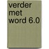 Verder met Word 6.0