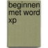 Beginnen met Word XP