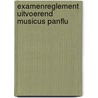 Examenreglement uitvoerend musicus panflu door Hemon