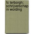 FC Terborgh; schrijverschap in wording