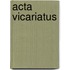 Acta Vicariatus