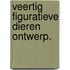 Veertig figuratieve dieren ontwerp.