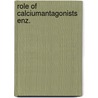 Role of calciumantagonists enz. door Toon Hermans