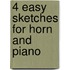 4 easy sketches for horn and piano