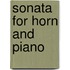 Sonata for horn and piano