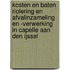 Kosten en baten riolering en afvalinzameling en -verwerking in Capelle aan den IJssel