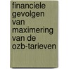 Financiele gevolgen van maximering van de OZB-tarieven door M.A. Allers