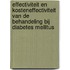 Effectiviteit en kosteneffectiviteit van de behandeling bij diabetes mellitus