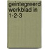 Geintegreerd werkblad in 1-2-3