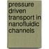 Pressure Driven Transport in Nanofluidic Channels