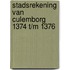 Stadsrekening van Culemborg 1374 t/m 1376