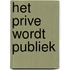 Het prive wordt publiek