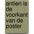 Antien is de voorkant van de poster