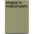 Elegiae in maecenatem