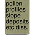 Pollen profiles slope deposits etc diss.