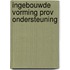 Ingebouwde vorming prov ondersteuning