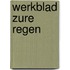 Werkblad zure regen