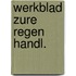 Werkblad zure regen handl.