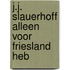 J.j. slauerhoff alleen voor friesland heb
