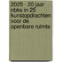 2025 - 20 jaar NBKS in 25 kunstopdrachten voor de openbare ruimte