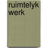 Ruimtelyk werk door Bremer Cox