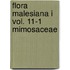 Flora malesiana i vol. 11-1 mimosaceae