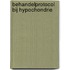 Behandelprotocol bij hypochondrie