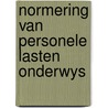 Normering van personele lasten onderwys by Norris Haring