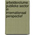 Arbeidsvolume publieke sector in internationaal perspectief