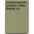 Electromagnetic radiation video display uni