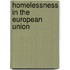 Homelessness in the European union