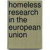 Homeless research in the European Union door J. Doherty