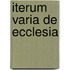 Iterum varia de ecclesia