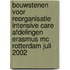 Bouwstenen voor reorganisatie intensive care afdelingen Erasmus MC Rotterdam juli 2002