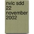 NVIC SDD 22 november 2002