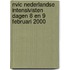 NVIC Nederlandse intensivisten dagen 8 en 9 februari 2000