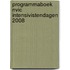 Programmaboek NVIC Intensivistendagen 2008