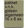 Pakket v.n.k. gidsen algemeen 16 x 6 ex. door Onbekend