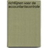 Richtlijnen voor de accountantscontrole
