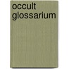 Occult glossarium door Purucker